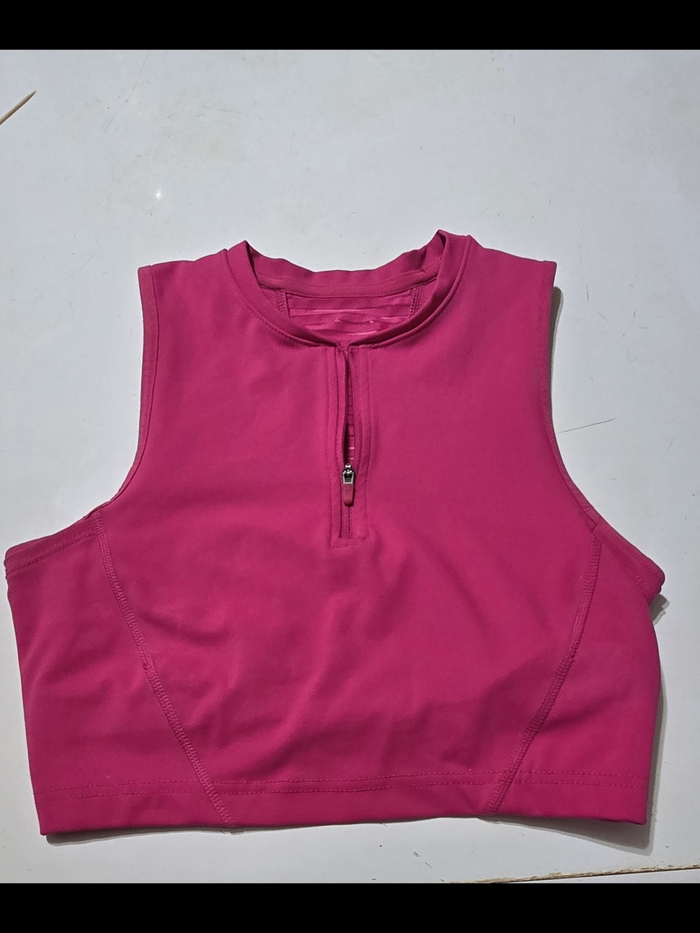 Nike Pro Dri-FIT Quarter Zip Crop  Top Women's Small Athletic Workout Gym Wear